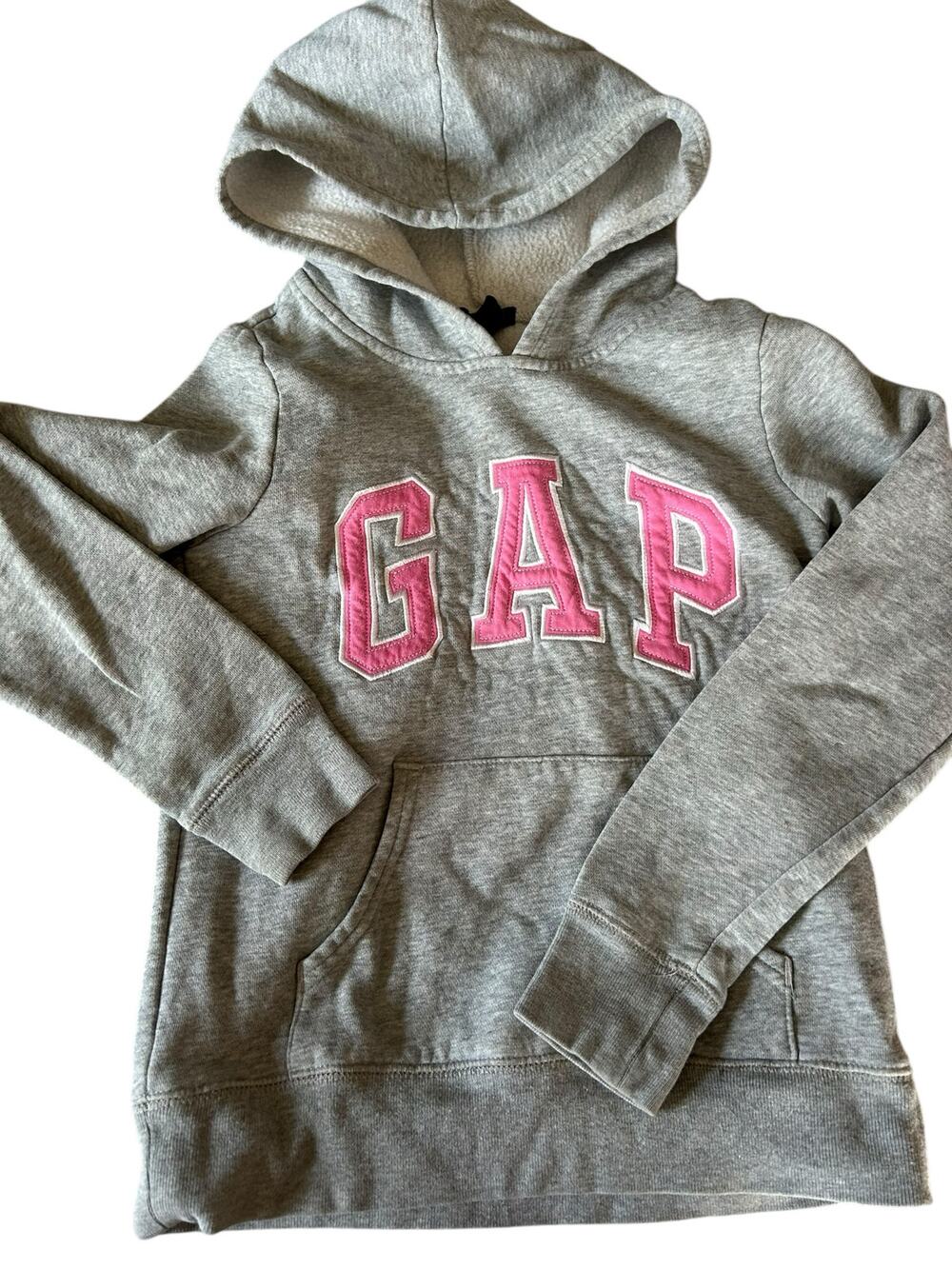 Gap Grey and Pink Hoodie size 8-9